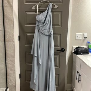 Blue bridesmaids dress